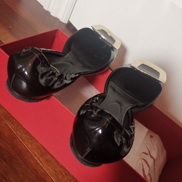 Roger Vivier Ballerine Chips Patent d'Orsay Flat - Picture 4 of 4